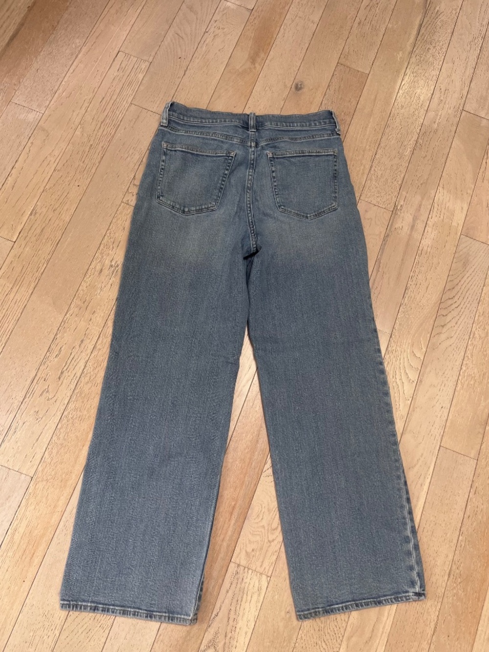 J.Crew Womens Women's  Full Length Slim Wide Leg High Rise  Jeans Size 28  light - Picture 8 of 13